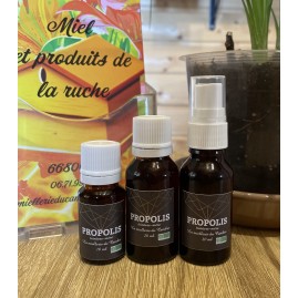 Teinture mère de propolis - propolis bio français - Pyrénées