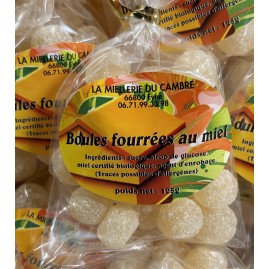 Boules fourrées au miel bio